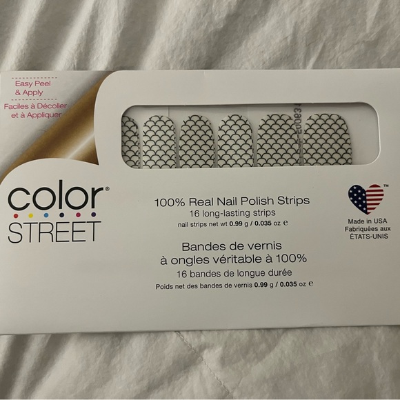 Color Street Other - Color Street Nail Polish Strips - Black and White